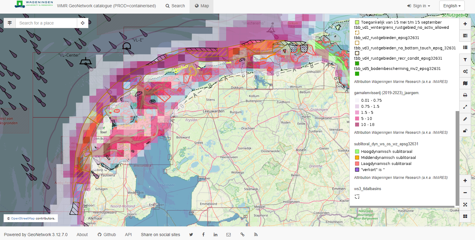 screenshot van jaar-basis-kaart.